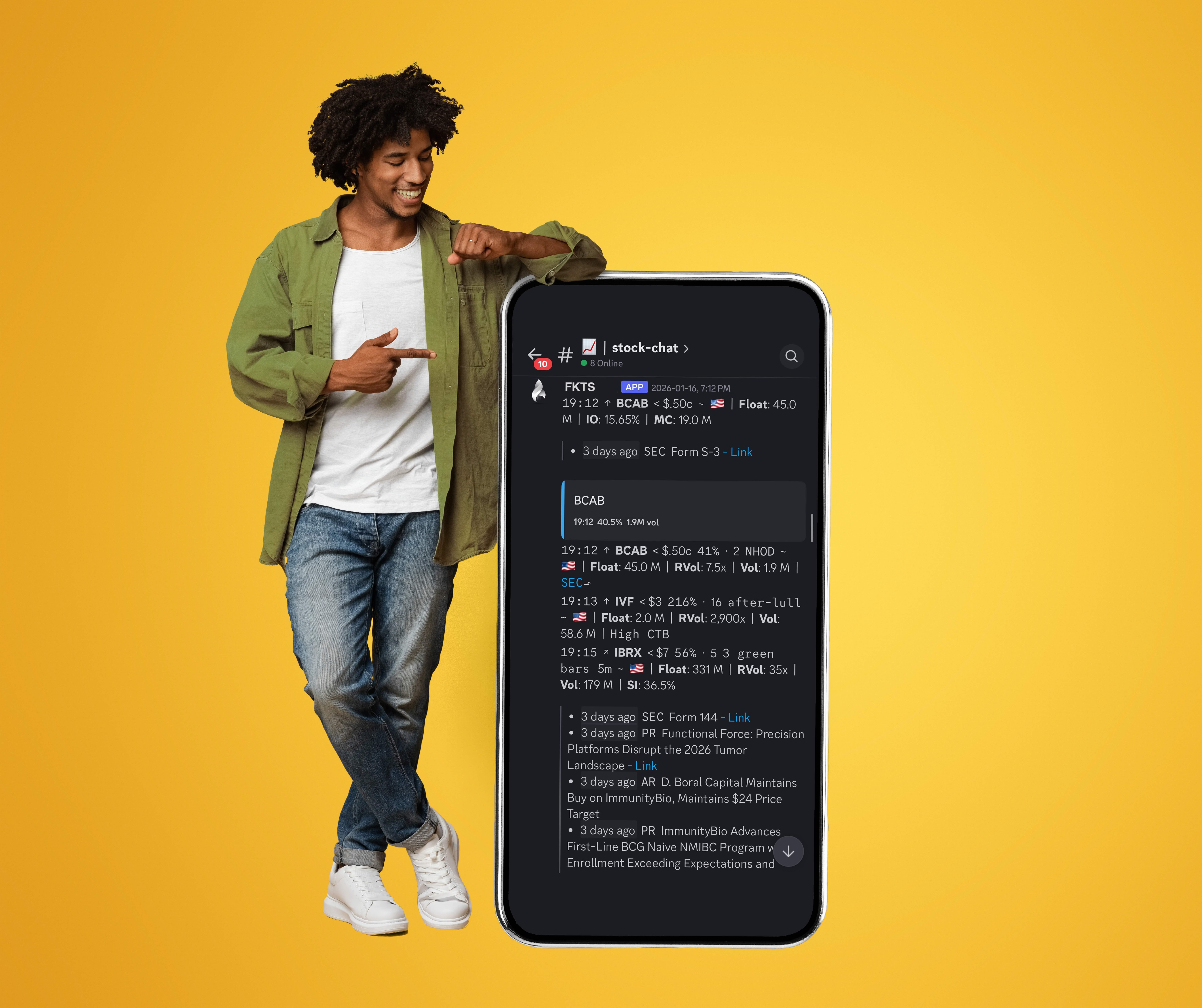 Stock Chat - Fockets Discord Bot Overview